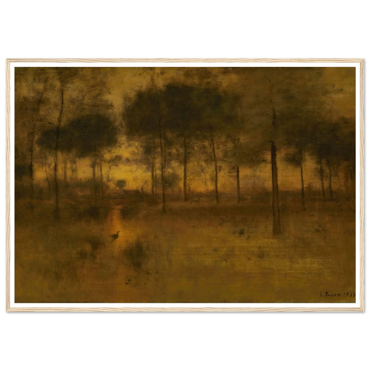 The Home of the Heron Art Print | George Inness-Quipham Collections