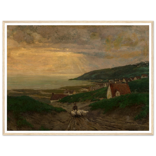 Early Morning (1904) Art Print | Julian Onderdonk - Framed Poster - 30x40 cm / 12x16″ - Black frame