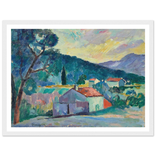 Le Mas à Saint-Tropez (1905) Art Print | Henri Manguin-Quipham Collections