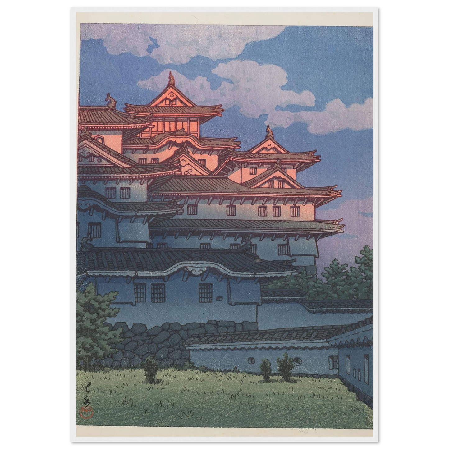 Shirasagijo (Shirasagi Castle) (1948)Art Print | Kawase Hasui-Quipham Collections