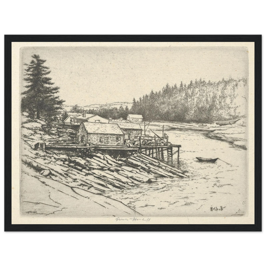 Carrying Place (1923) Art Print | Ernest Haskell-Quipham Collections
