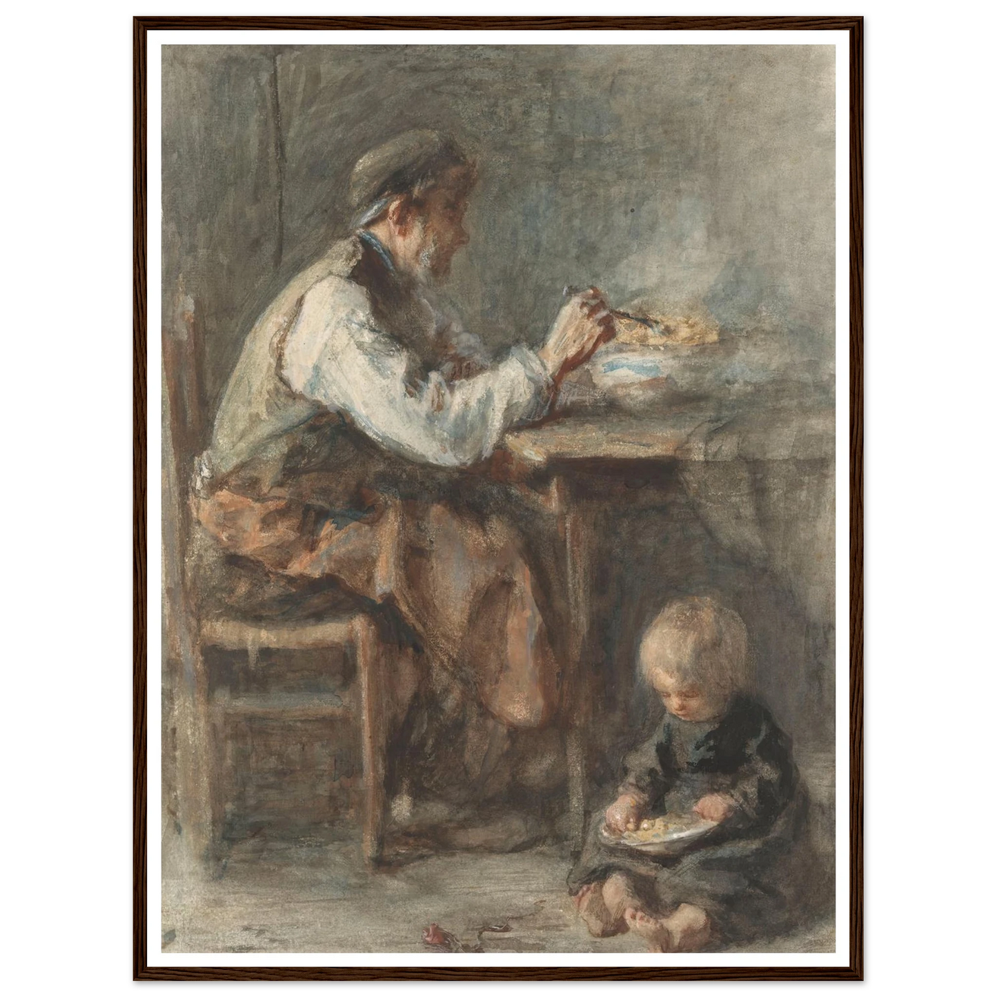 De schoenmaker (1834 - 1911) Art Print | Jozef Israels-Quipham Collections