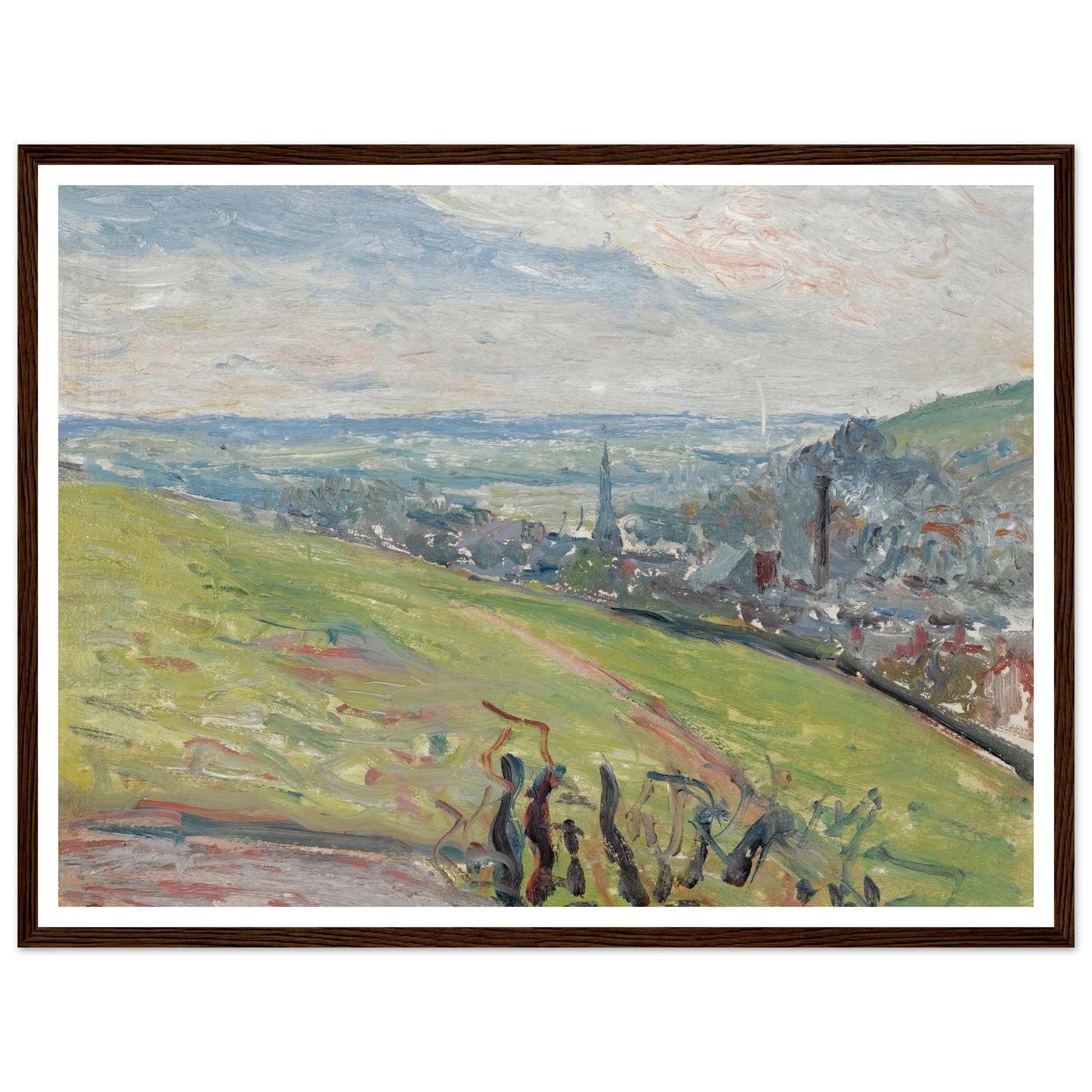 Environs De Rouen (1883) Art Print | Camille Pissarro-Quipham Collections