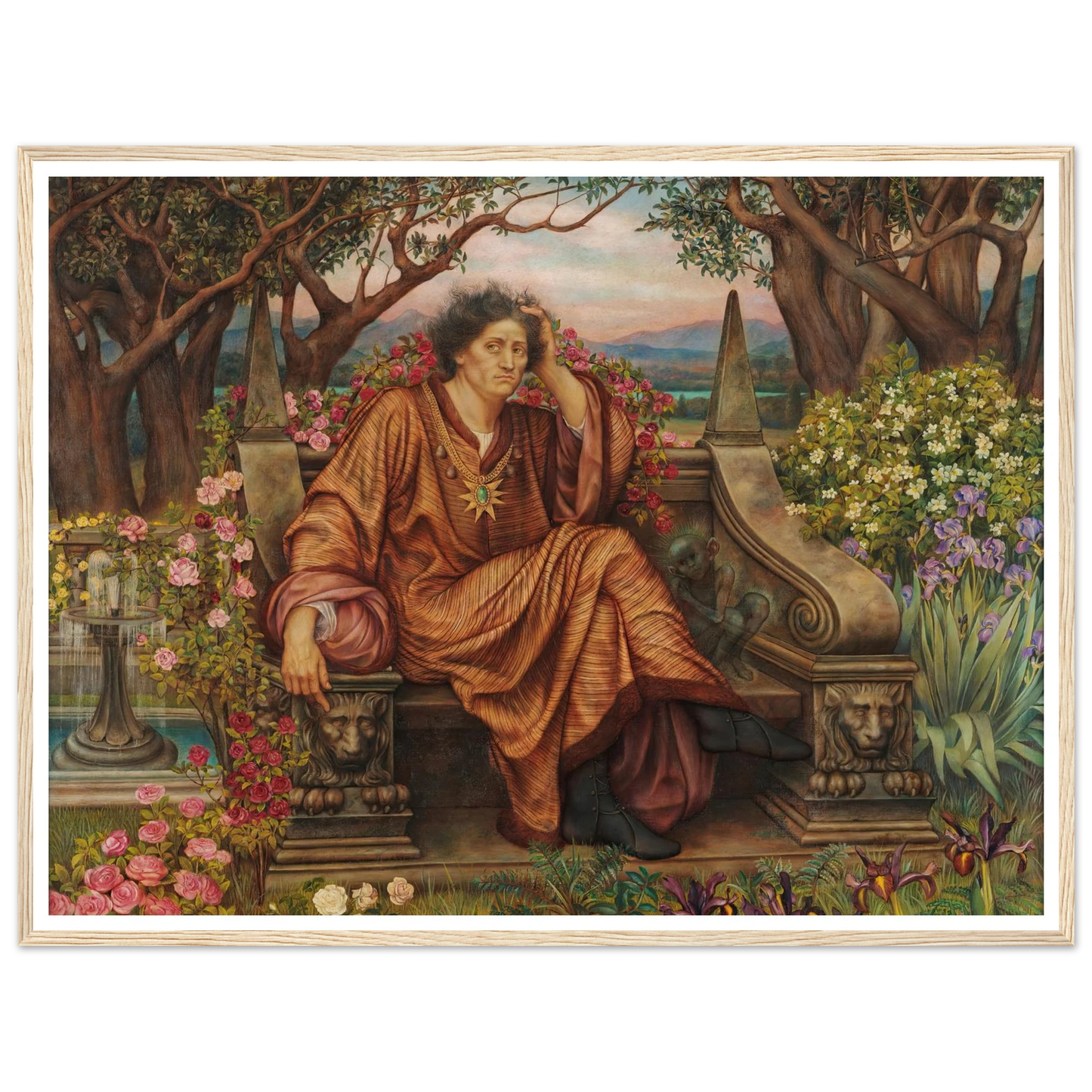 A Soul in Hell (1902) Art Print | Evelyn de Morgan-Quipham Collections