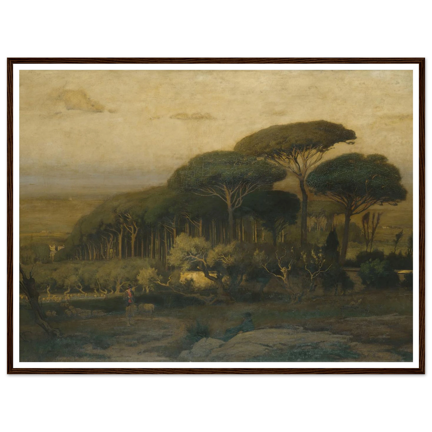 Pine Grove of the Barberini Villa (1876) Art Print | George Inness-Quipham Collections