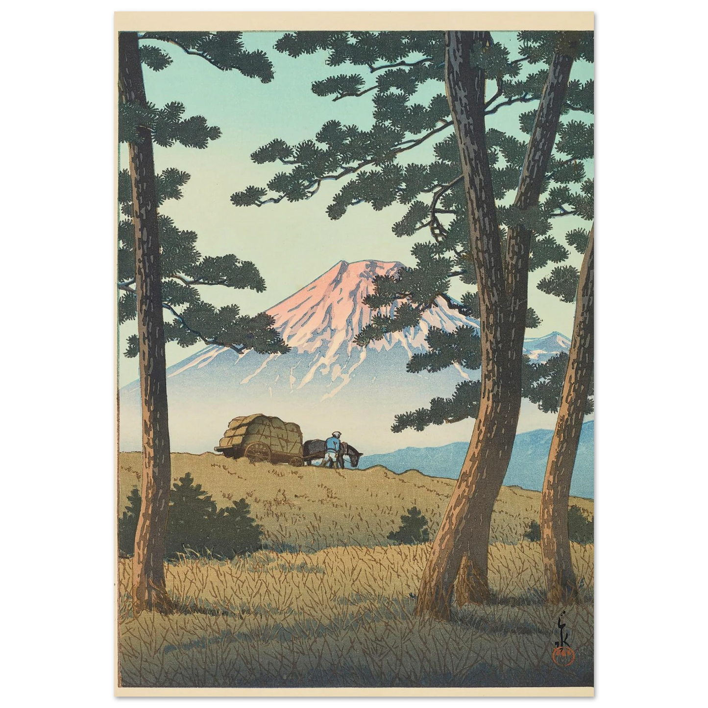 Tago no ura no yube (Evening at Tago Bay) (1940) Art Print | Kawase Hasui-Quipham Collections