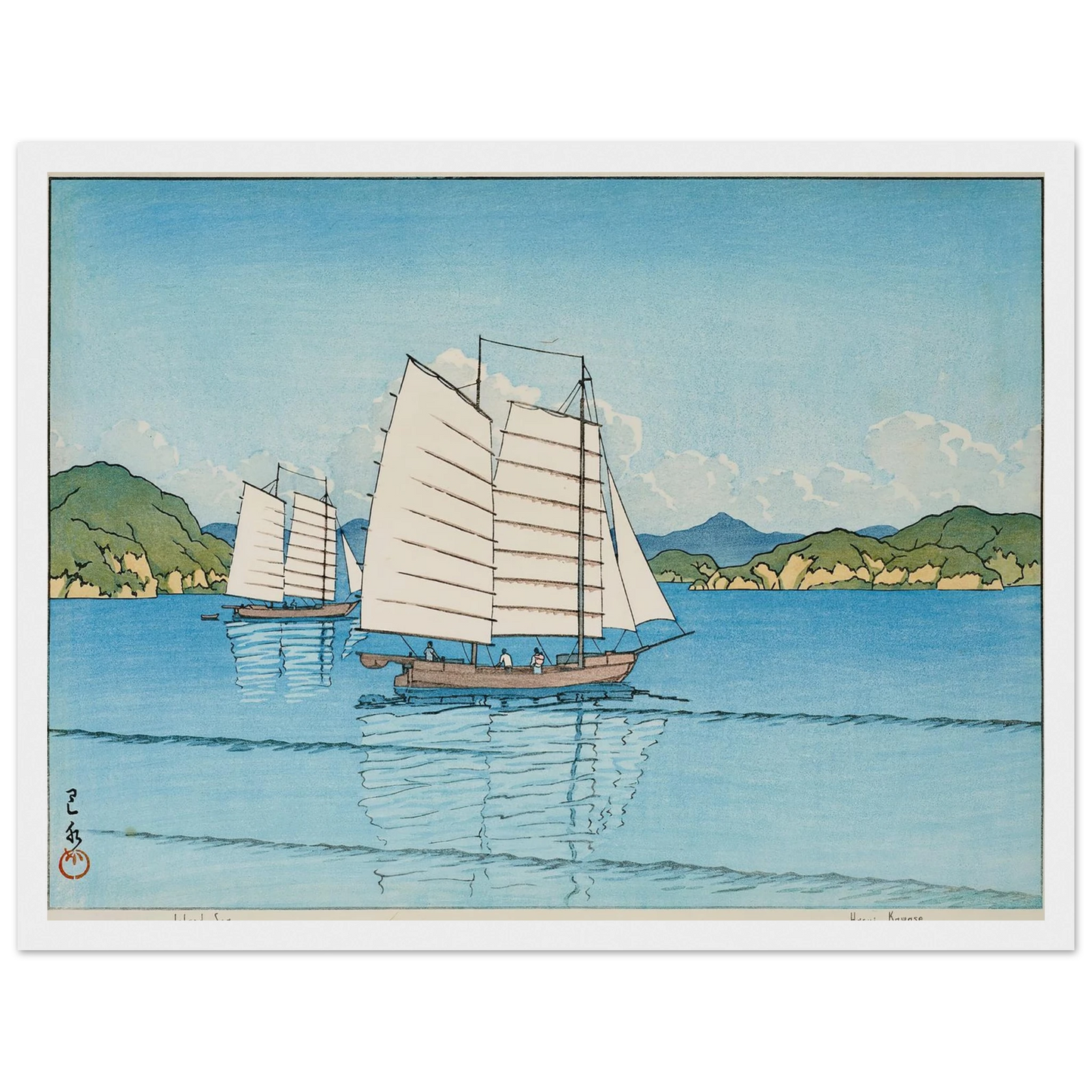 Inland Sea (1952) Art Print | Kawase Hasui-Quipham Collections