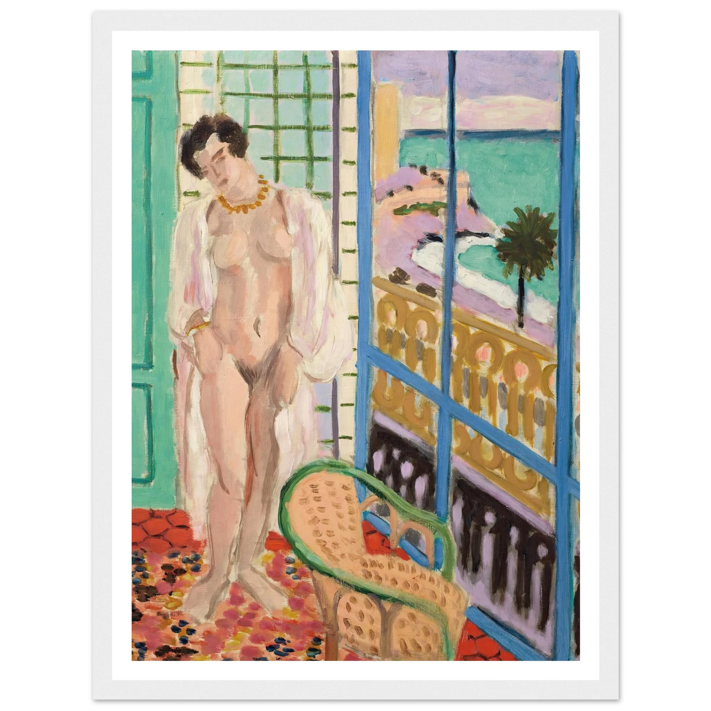 Nu à la fenêtre (1929) Art Print | Henri Matisse-Quipham Collections