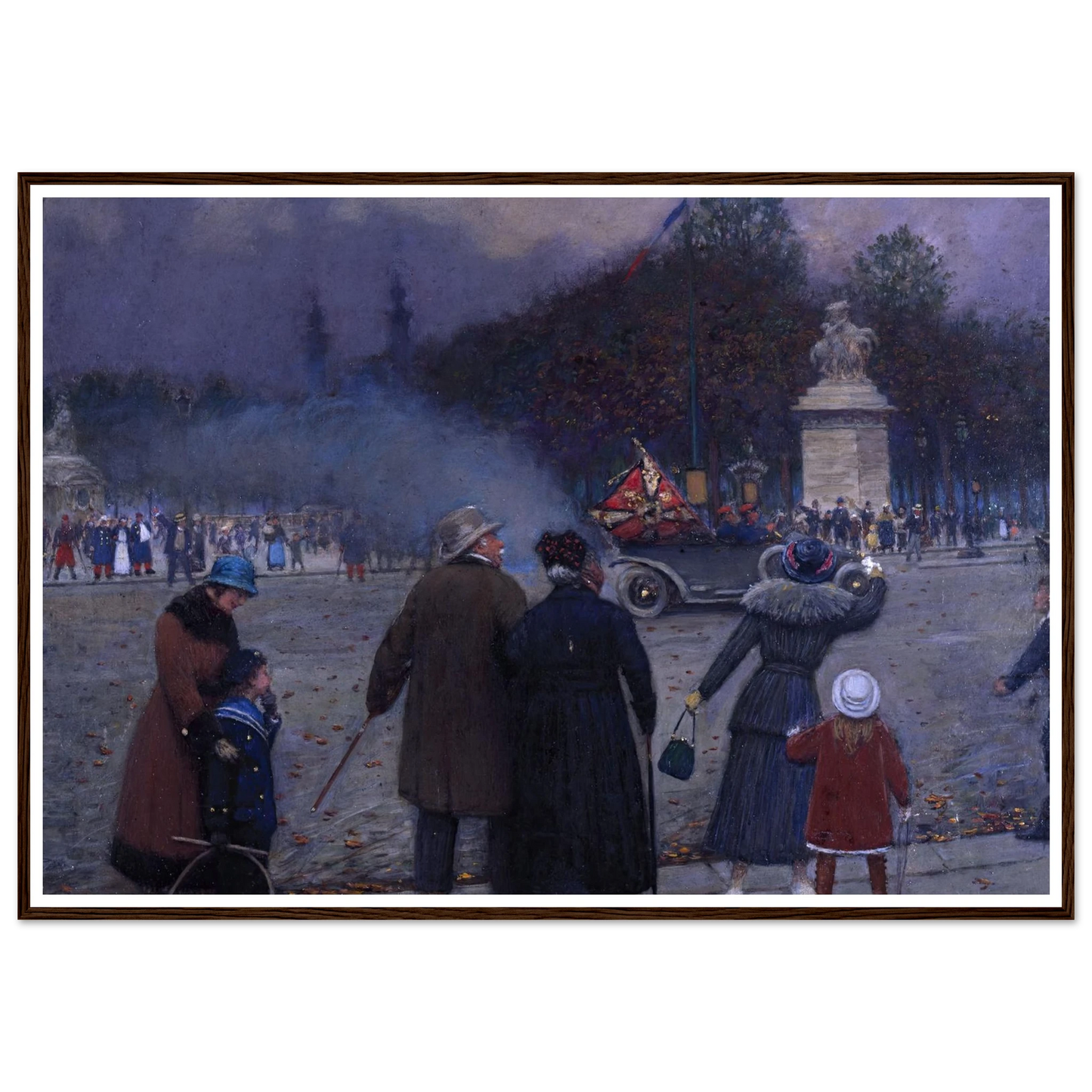 Drapeau allemand porté aux Invalides (1914) Art Print | Jean Beraud-Quipham Collections