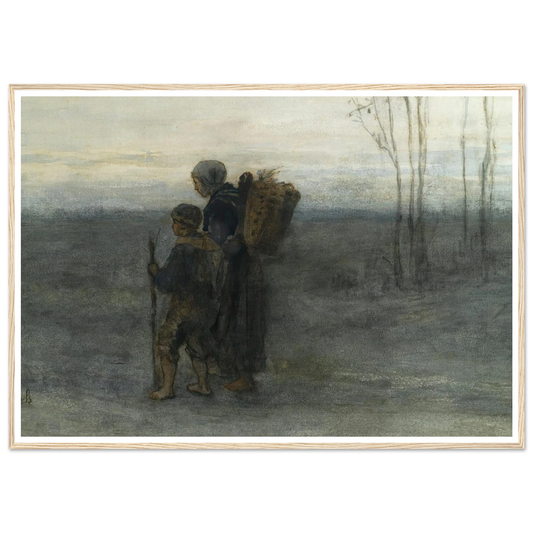 Homeward bound Art Print | Jozef Israels-Quipham Collections