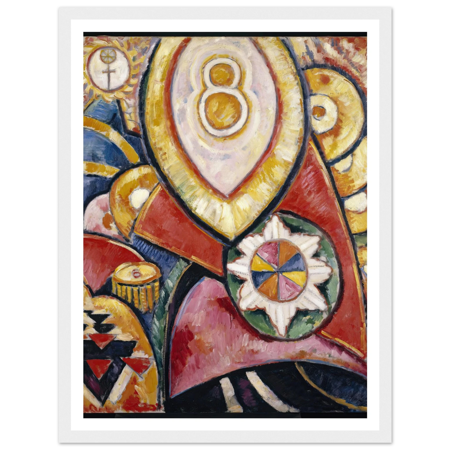Painting No. 48 (1913) Art Print | Marsden Hartley-Quipham Collections