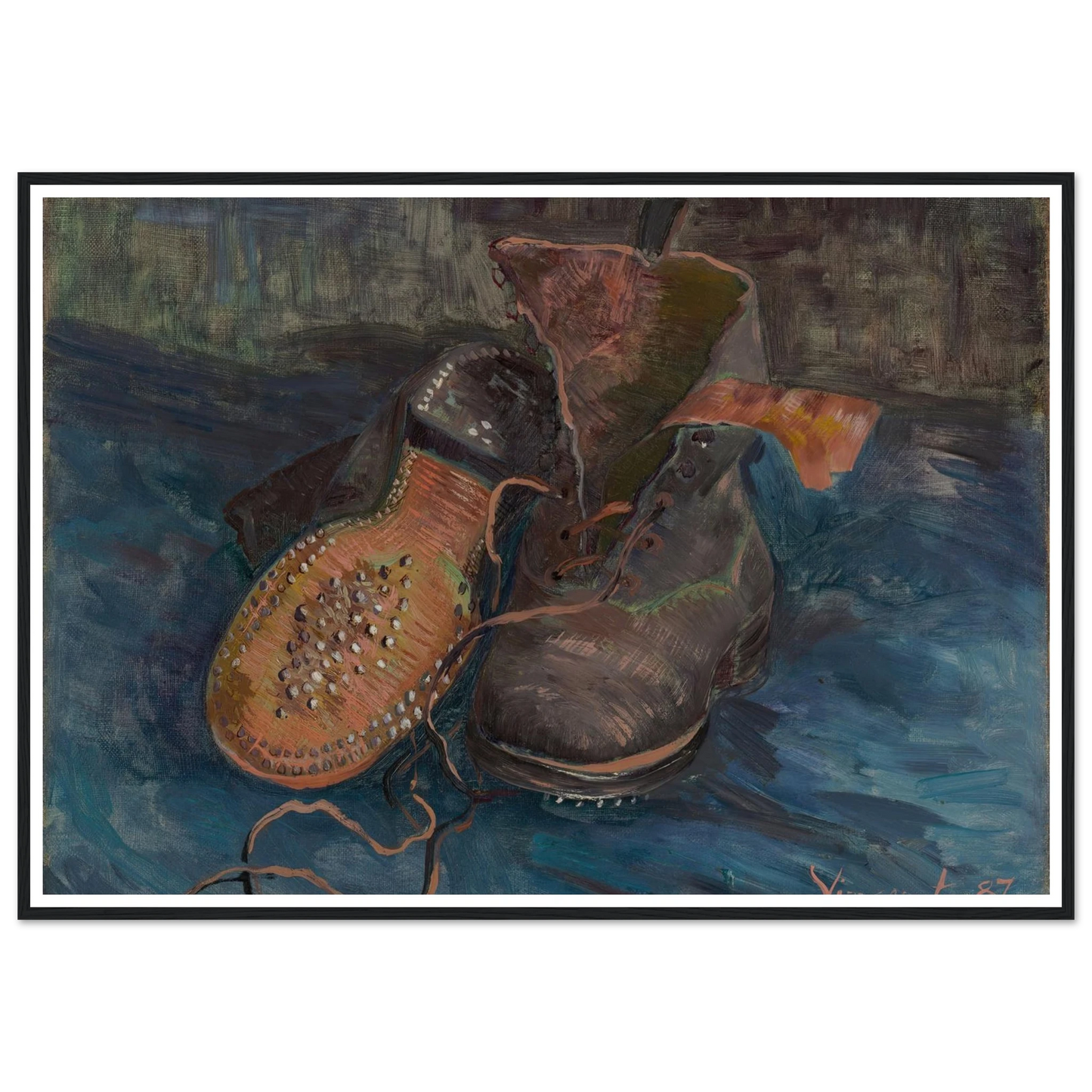 A Pair of Boots (1887) Art Print | Vincent van Gogh-Quipham Collections