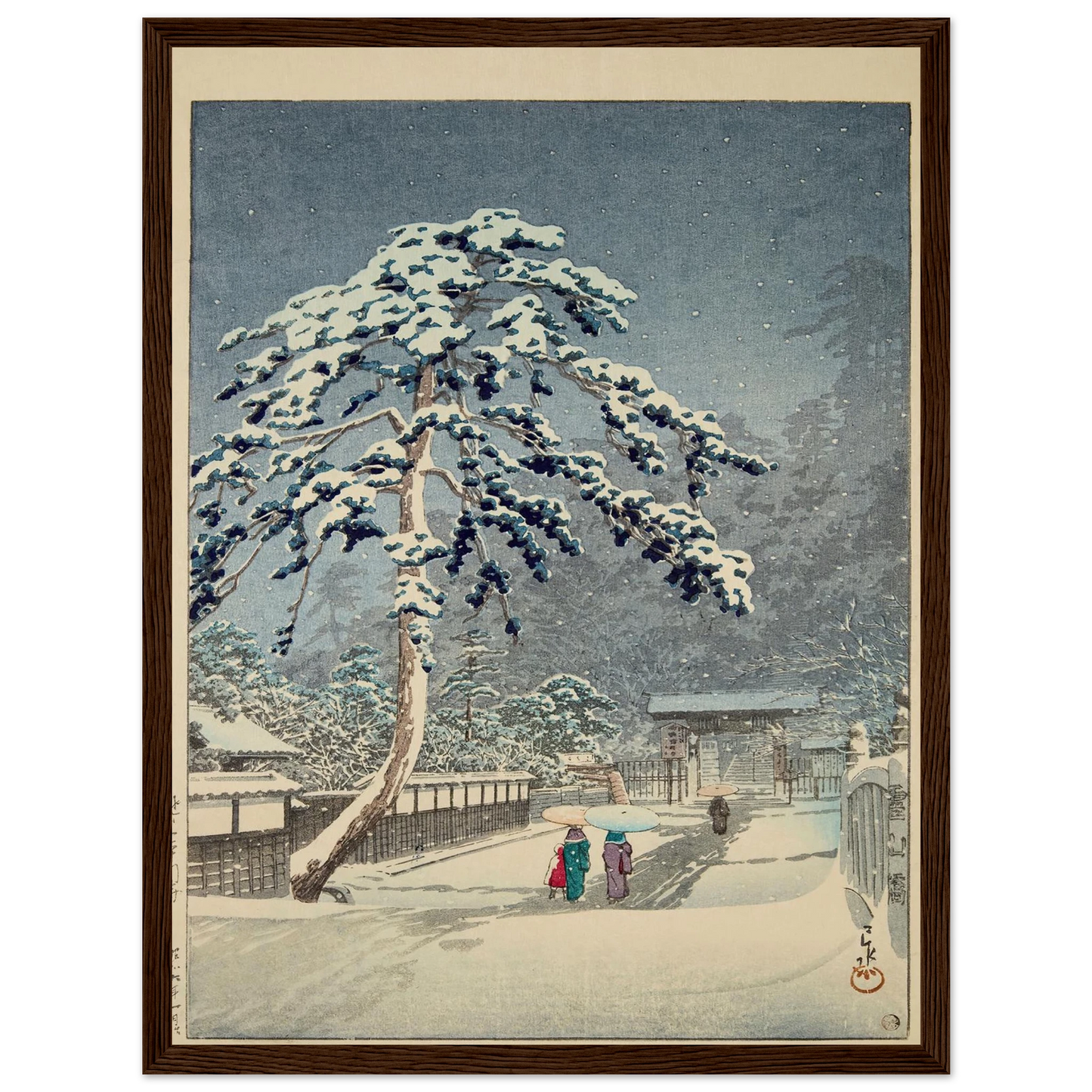 Ikegami Honmonji (Honmon Temple, Ikegami) (1931) Art Print | Kawase Hasui-Quipham Collections