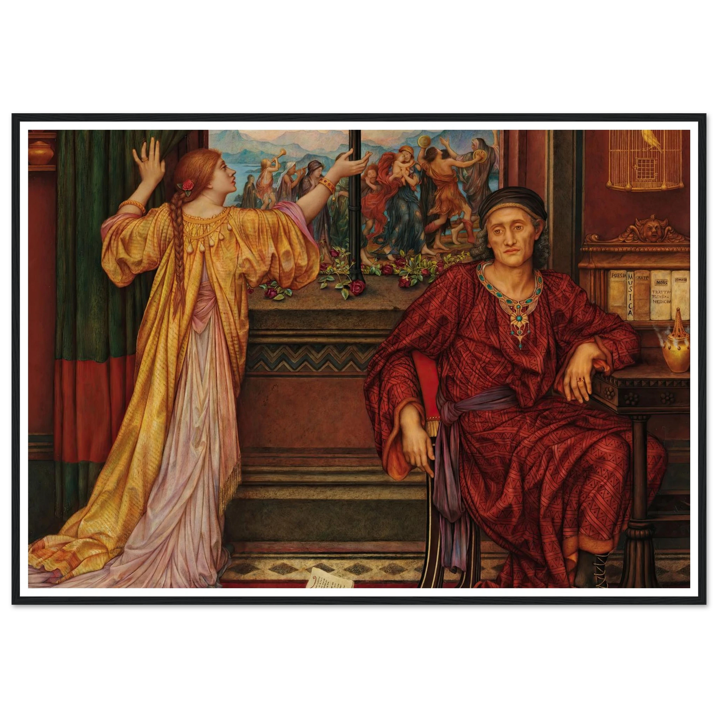 The Gilded Cage (1919) Art Print | Evelyn de Morgan-Quipham Collections