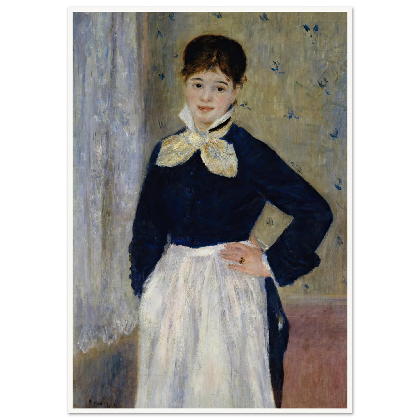 A Waitress at Duval’s Restaurant (ca. 1875) Art Print | Pierre Auguste Renoir-Quipham Collections