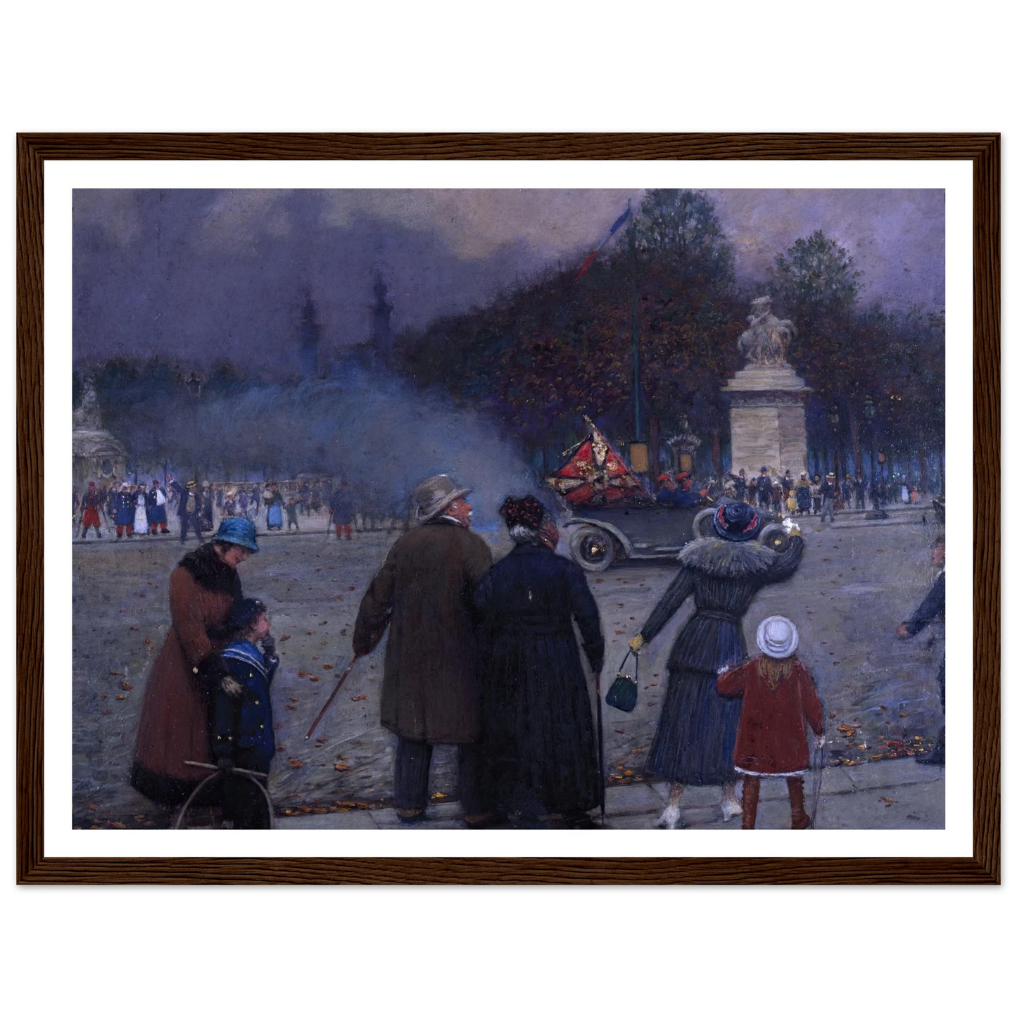 Drapeau allemand porté aux Invalides (1914) Art Print | Jean Beraud-Quipham Collections