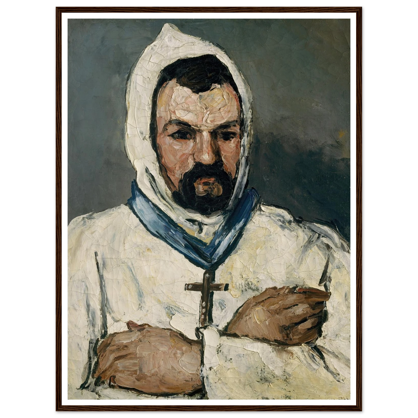 Antoine Dominique Sauveur Aubert (born 1817), the Artist’s Uncle, as a Monk (1866) Art Print | Paul Cezanne-Quipham Collections