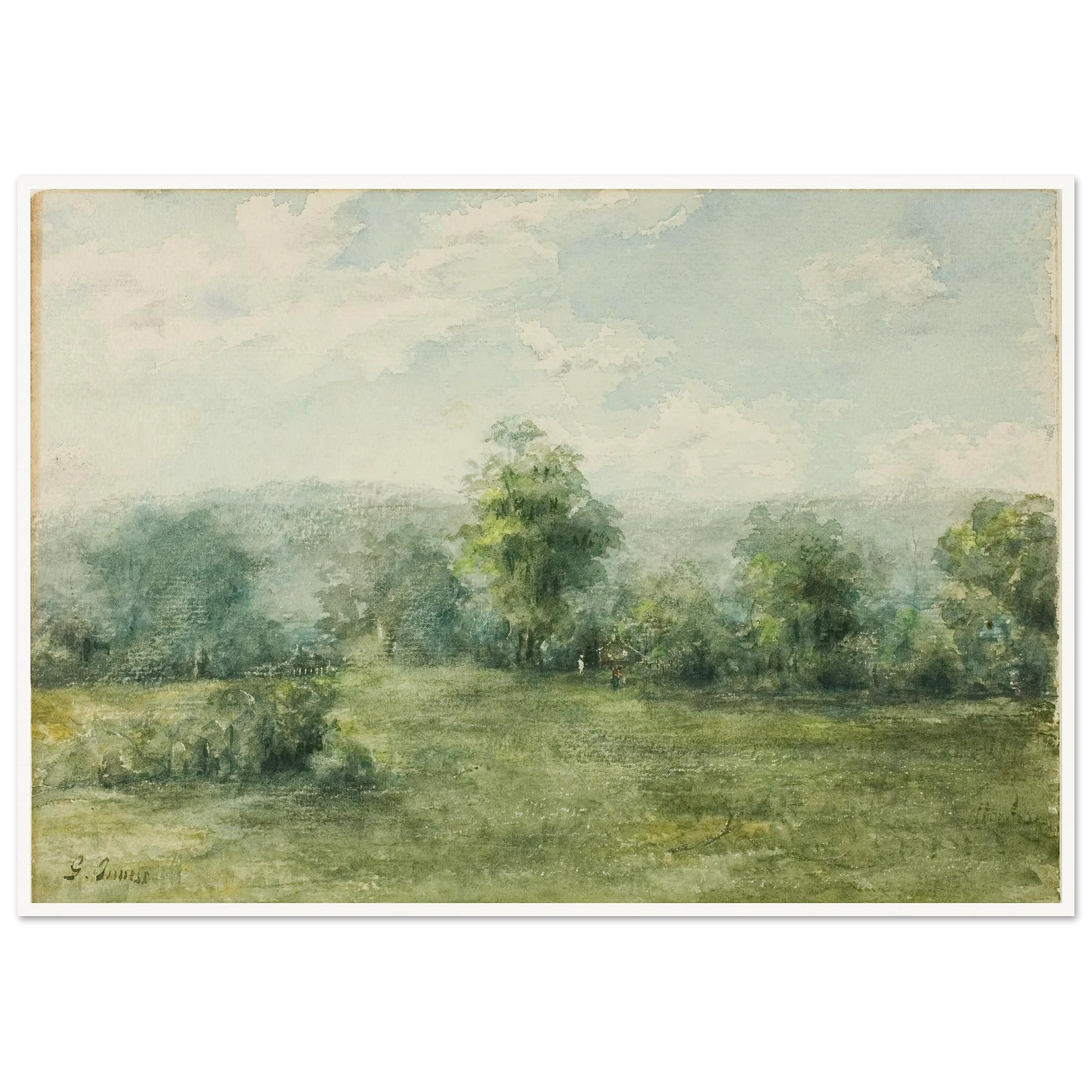 Landscape Art Print | George Inness-Quipham Collections