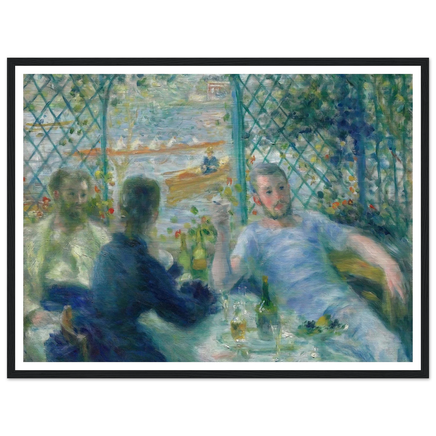 Lunch at the Restaurant Fournaise (The Rowers’ Lunch) (1875) Art Print | Pierre Auguste Renoir-Quipham Collections