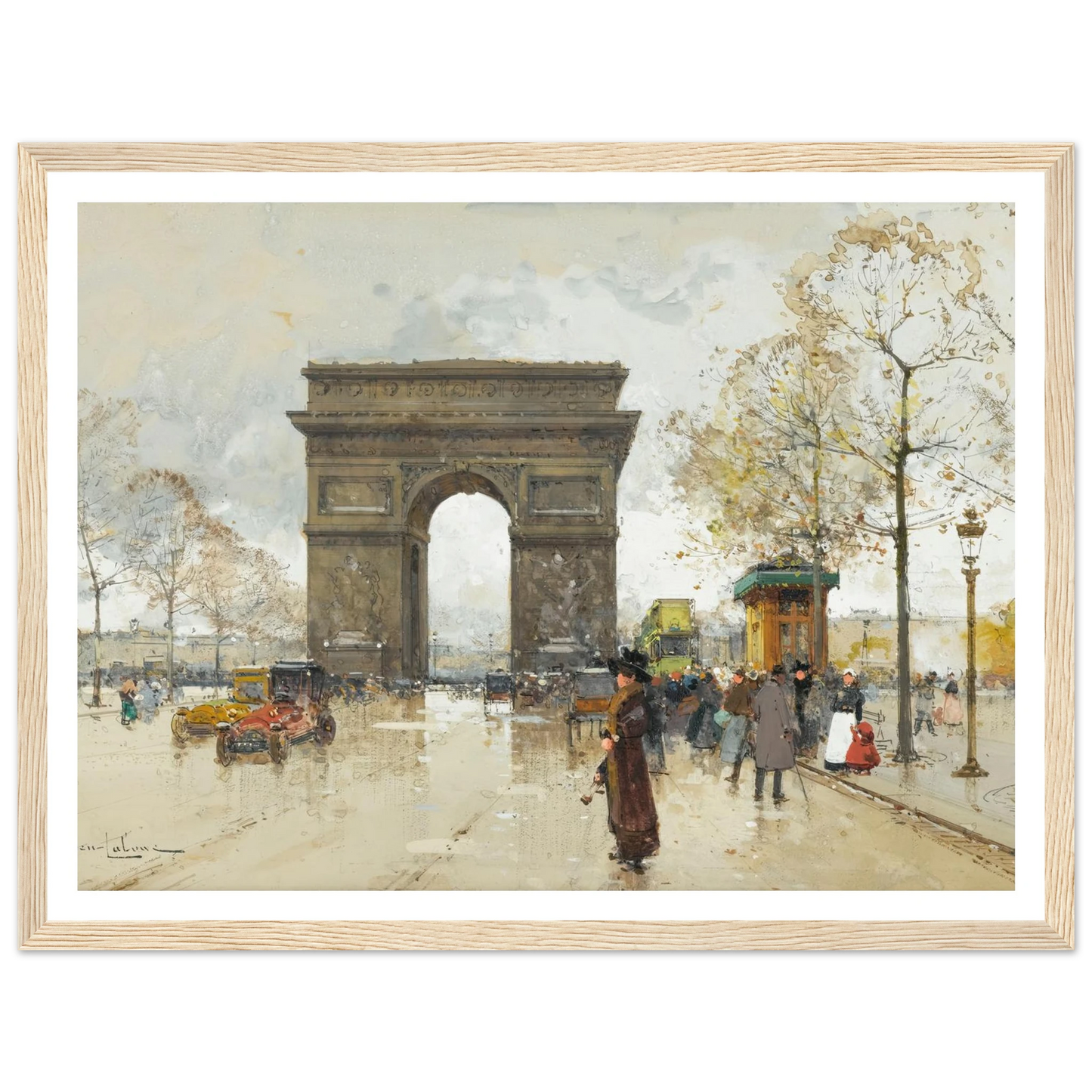 L’arc De Triomphe Art Print | Eugene Galien Laloue-Quipham Collections