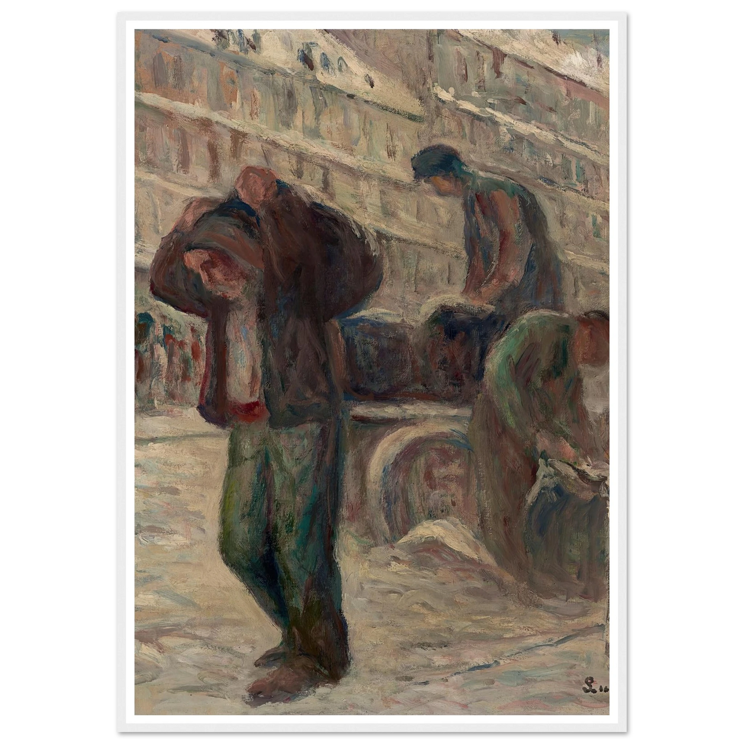 Le Bougnat (1937) Art Print | Maximilien Luce-Quipham Collections