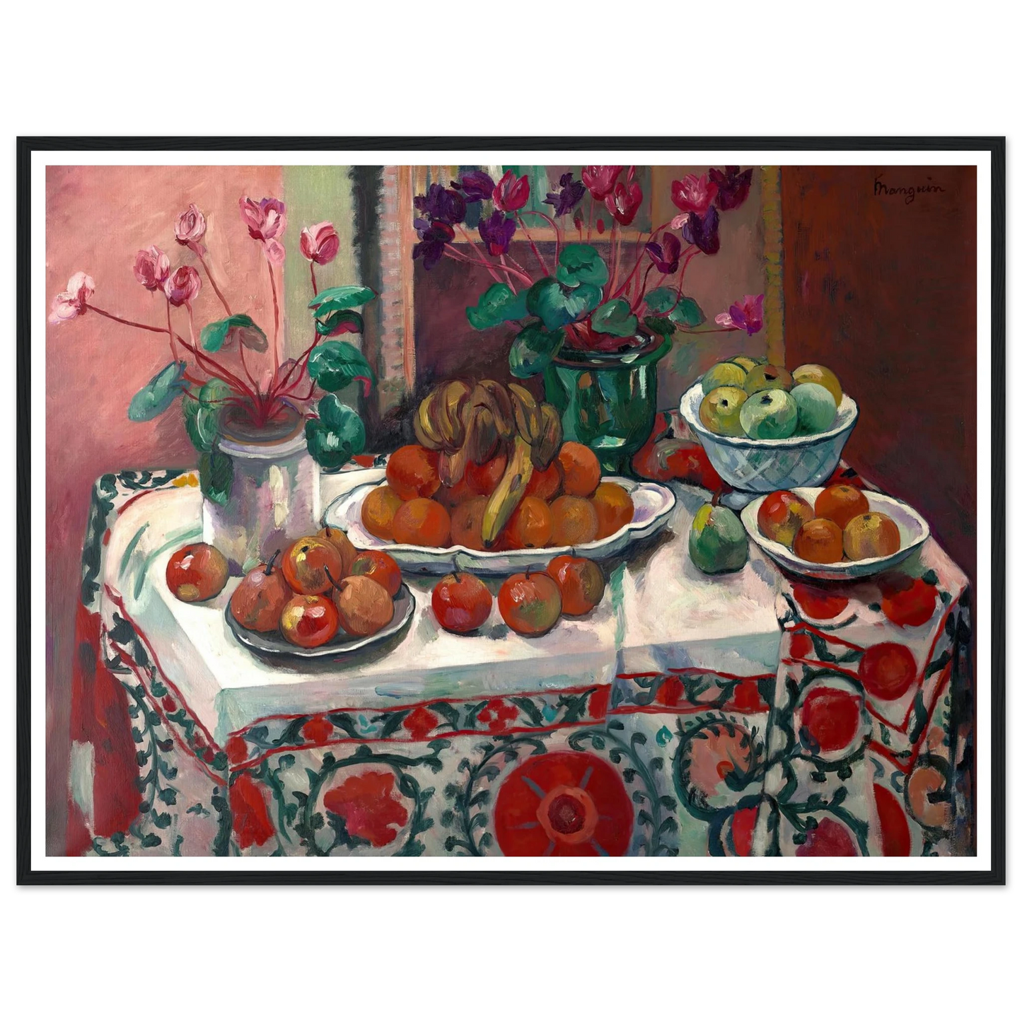 Nature morte aux cyclamens (1912) Art Print | Henri Manguin-Quipham Collections
