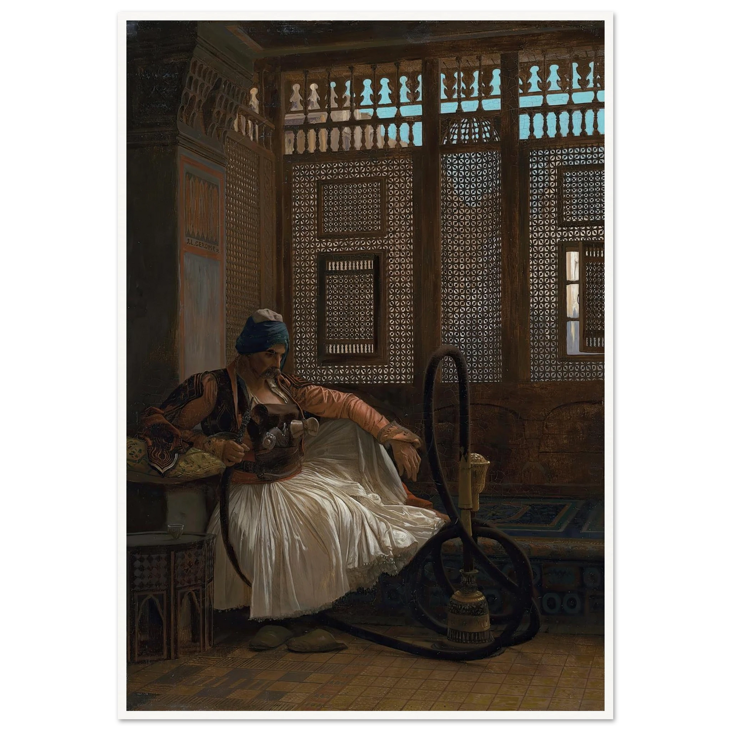 Arnaut fumant Art Print | Jean Leon Gerome-Quipham Collections