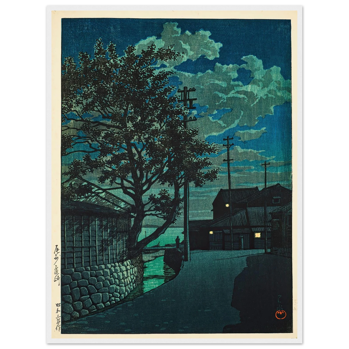 Kamezaki Bishu (1928) Art Print | Kawase Hasui-Quipham Collections