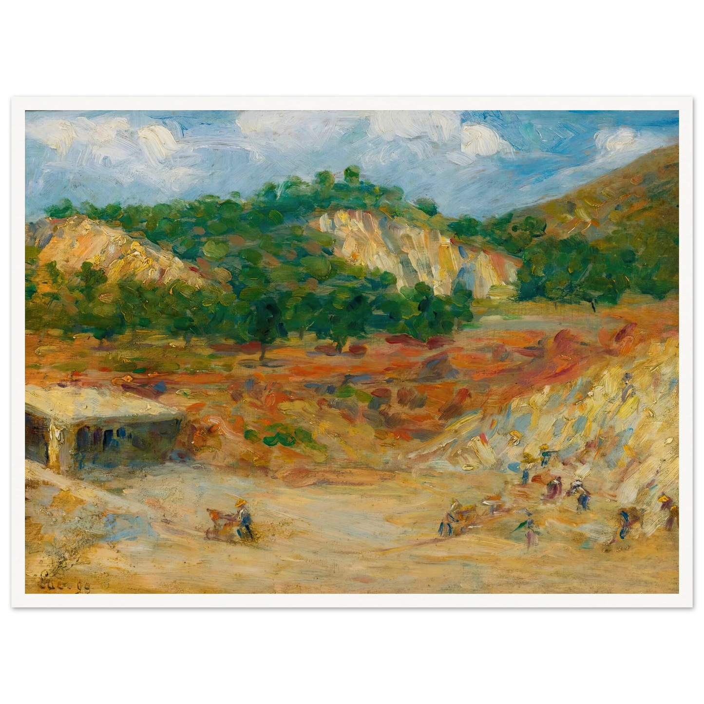 La Carrière (1899) Art Print | Maximilien Luce-Quipham Collections