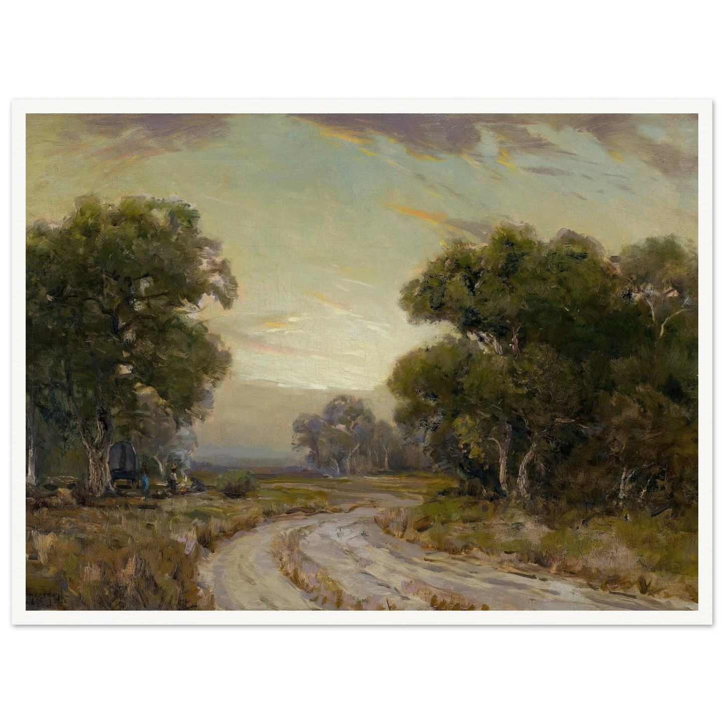 Evening Near Jackson, Southwest Texas Art Print | Julian Onderdonk-Quipham Collections