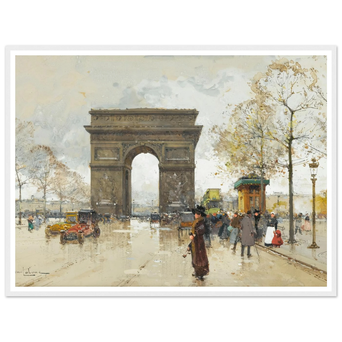 L’arc De Triomphe Art Print | Eugene Galien Laloue-Quipham Collections