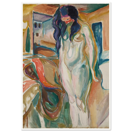 Model by the Wicker Chair (1919–21) Art Print | Edvard Munch-Quipham Collections