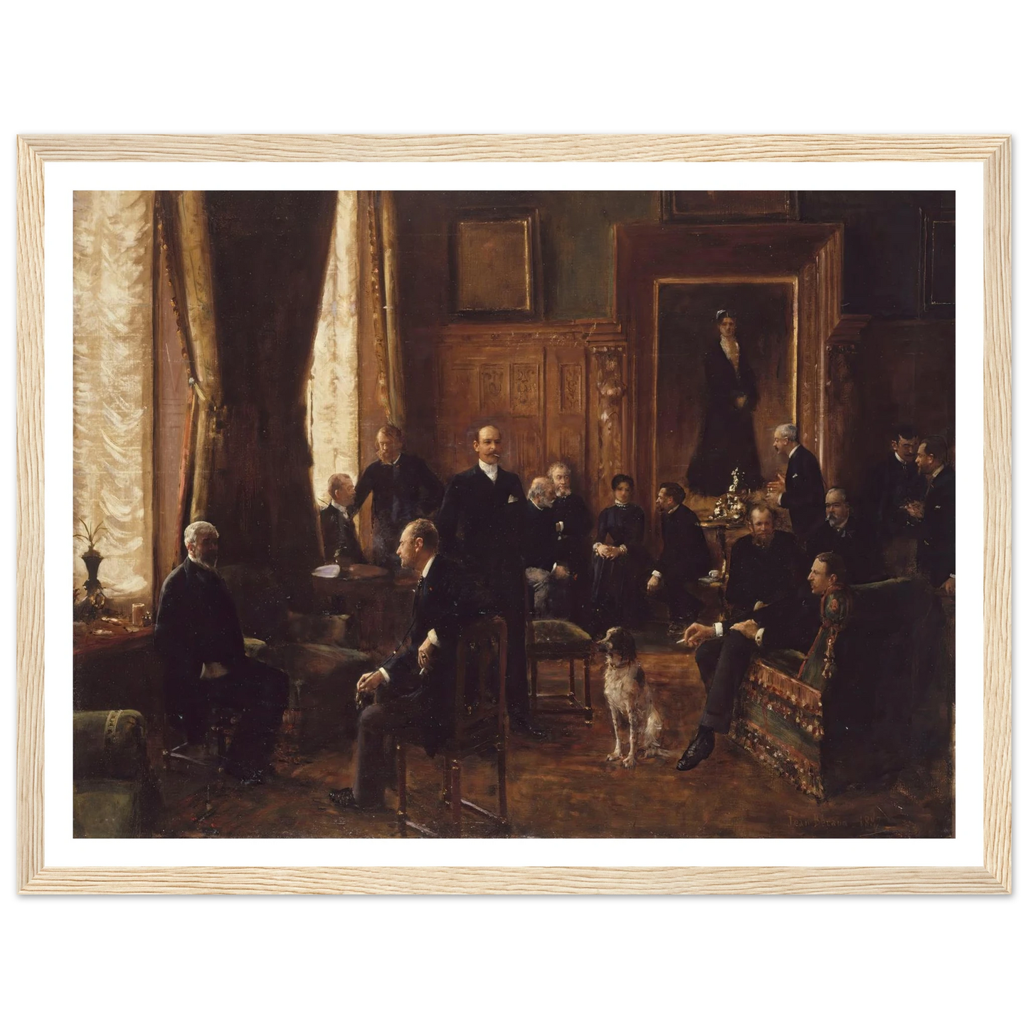 Le salon de la comtesse Potocka (1887) Art Print | Jean Beraud-Quipham Collections