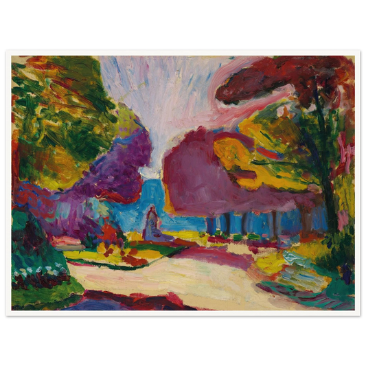 Jardin du Luxembourg, Paris (1902) Art Print | Henri Matisse-Quipham Collections