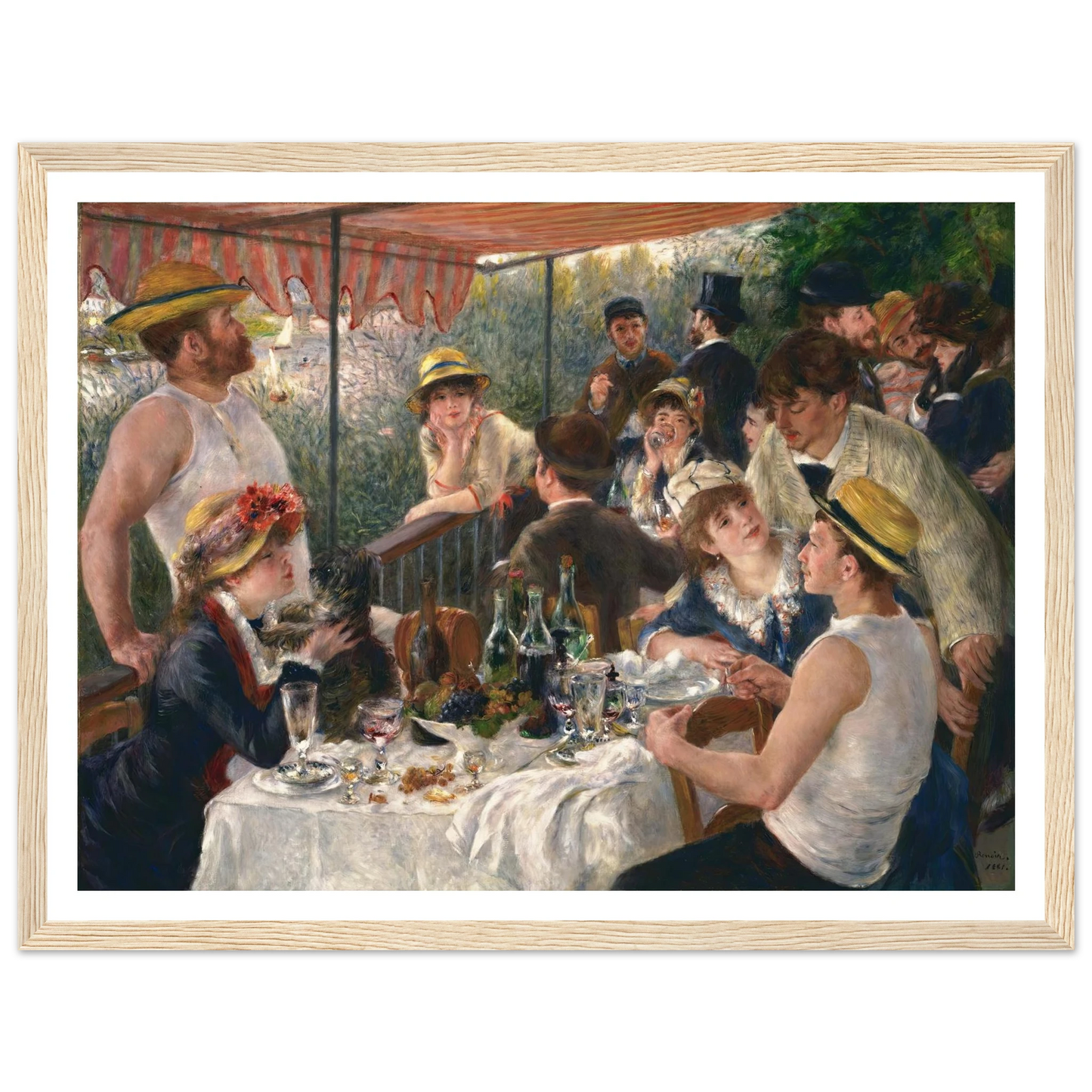 Luncheon of the Boating Party Art Print | Pierre Auguste Renoir-Quipham Collections
