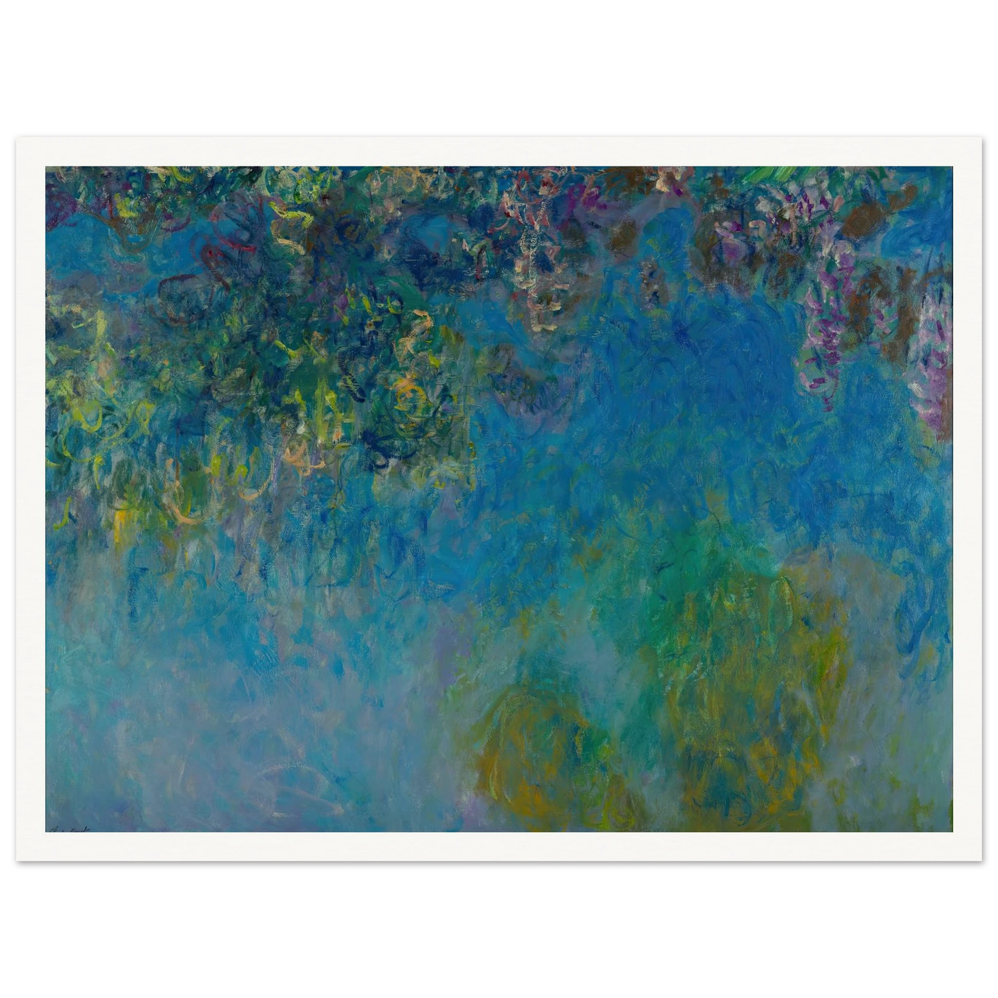 Wisteria (circa 1925) Art Print | Claude Monet-Quipham Collections