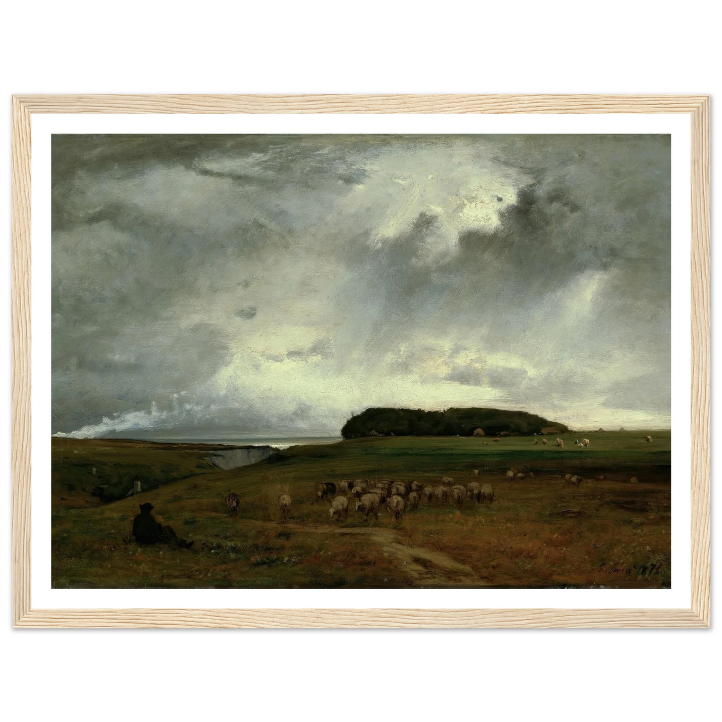 The Storm (1876) Art Print | George Inness-Quipham Collections