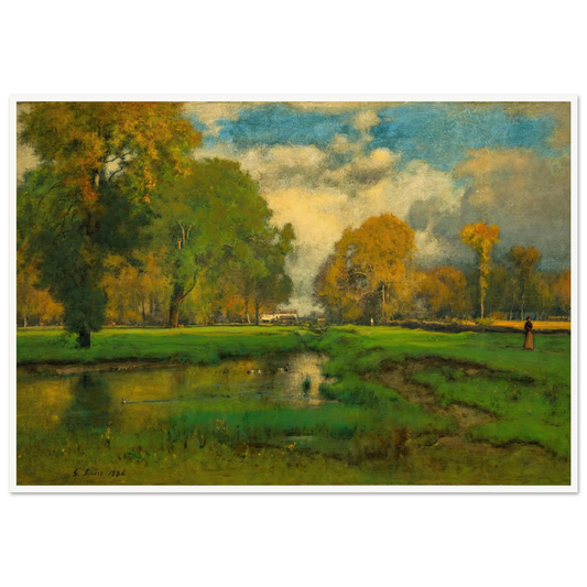 October (1882) Art Print | George Inness-Quipham Collections
