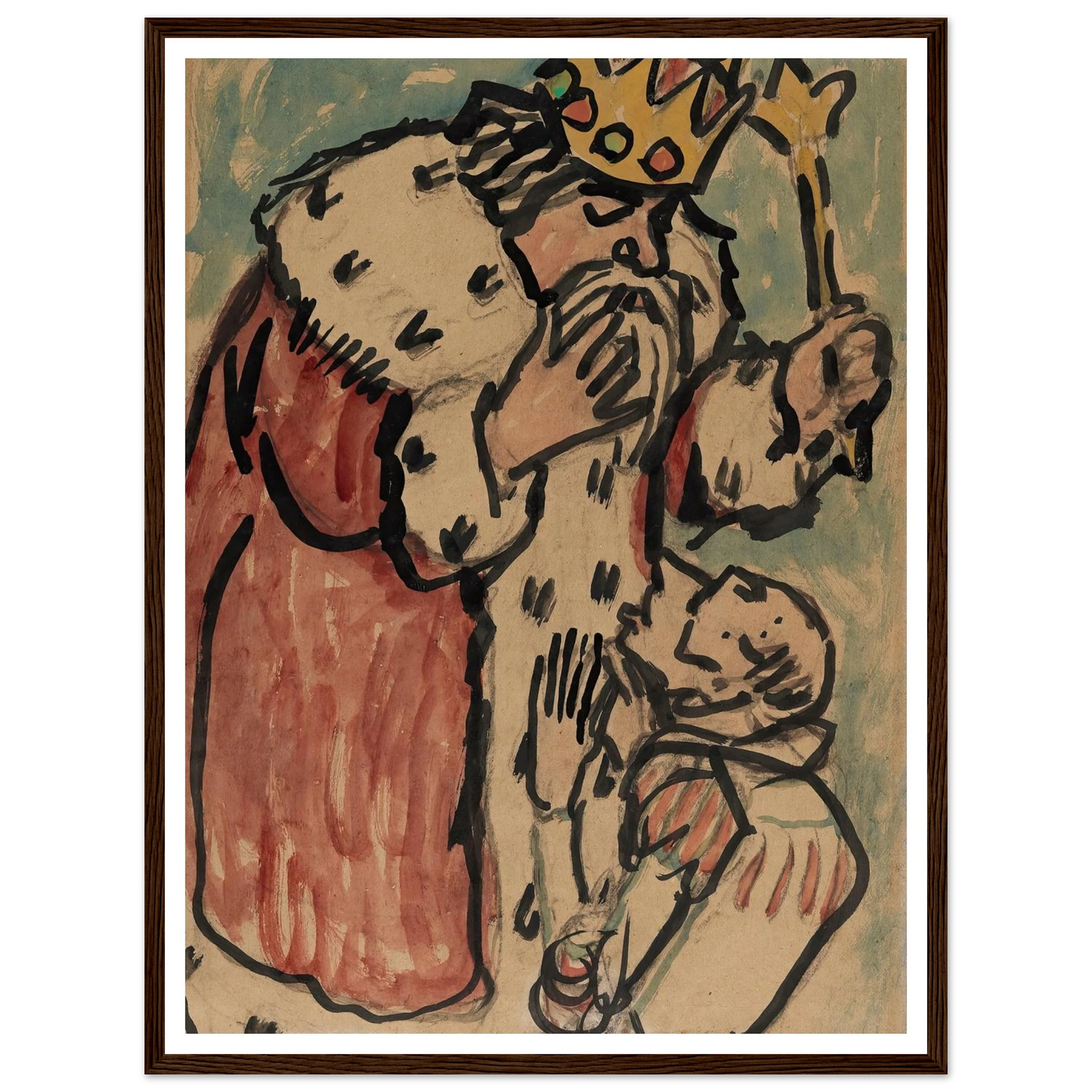 König (1910) Art Print | Christian Rohlfs-Quipham Collections