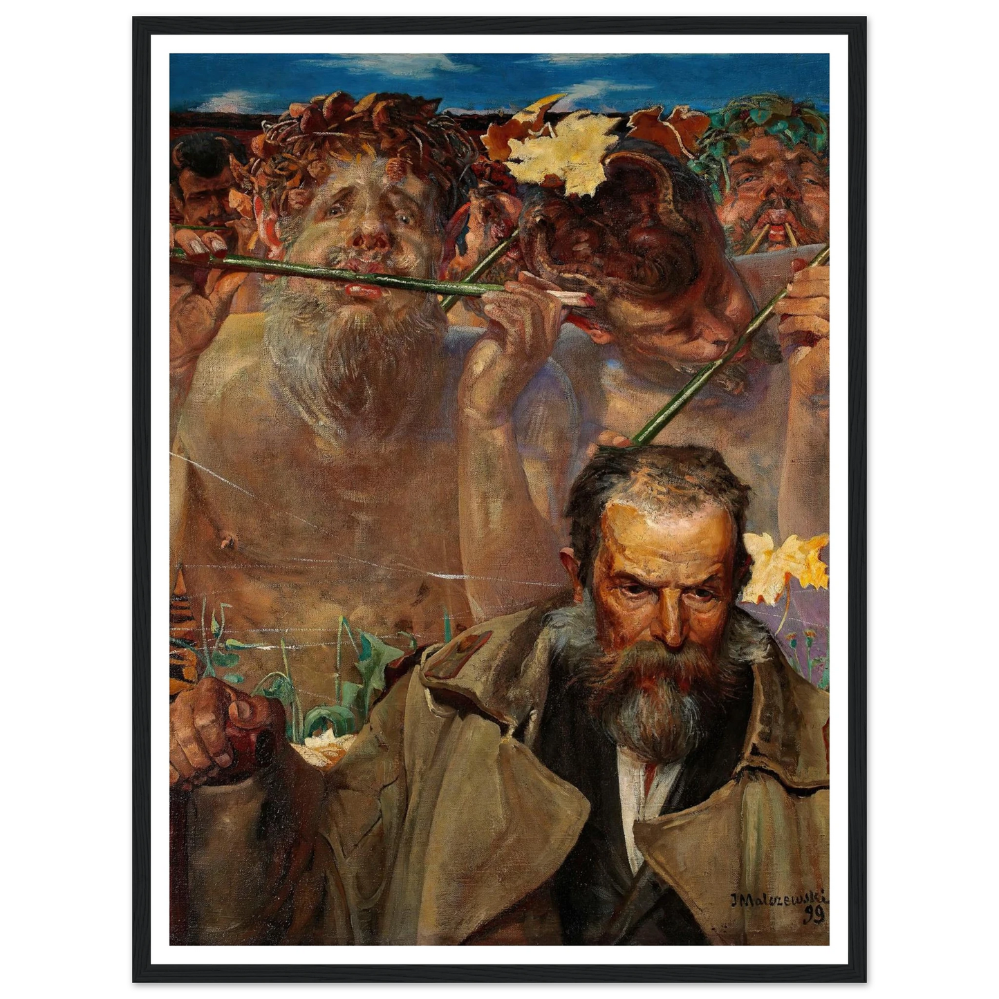 Story of a Song – Portrait of Adam Asnyk (1899) Art Print | Jacek Malczewski-Quipham Collections