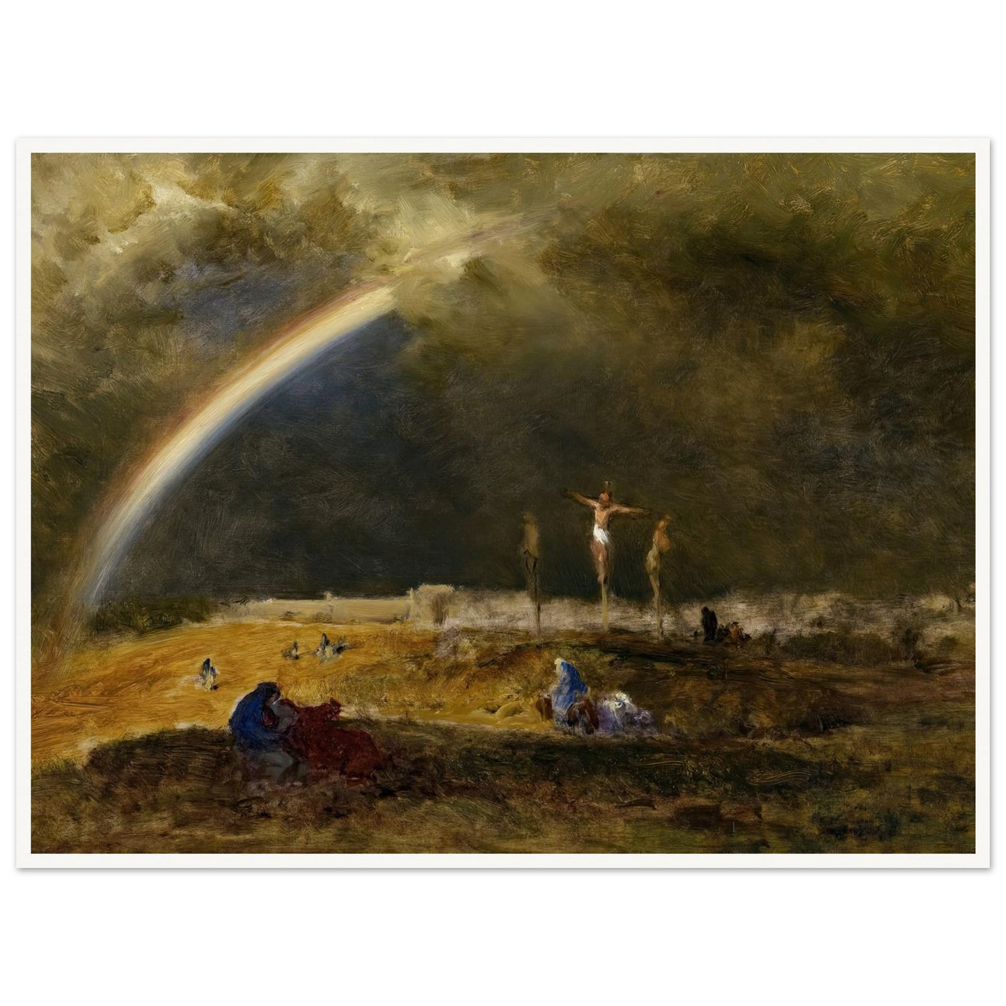 The Triumph at Calvary (c. 1874) Art Print | George Inness-Quipham Collections