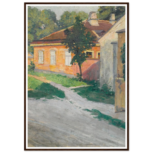 Haus In Hütteldorf (House In Hütteldorf) (1907) Art Print | Egon Schiele-Quipham Collections