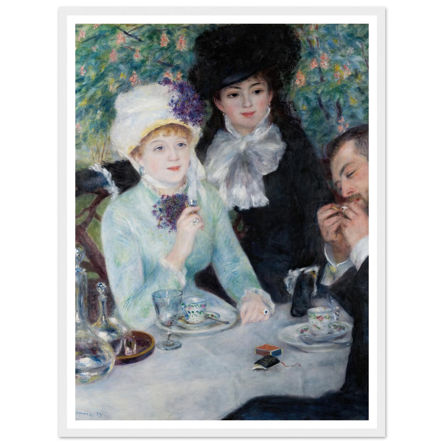 After the Luncheon (1879) Art Print | Pierre Auguste Renoir-Quipham Collections