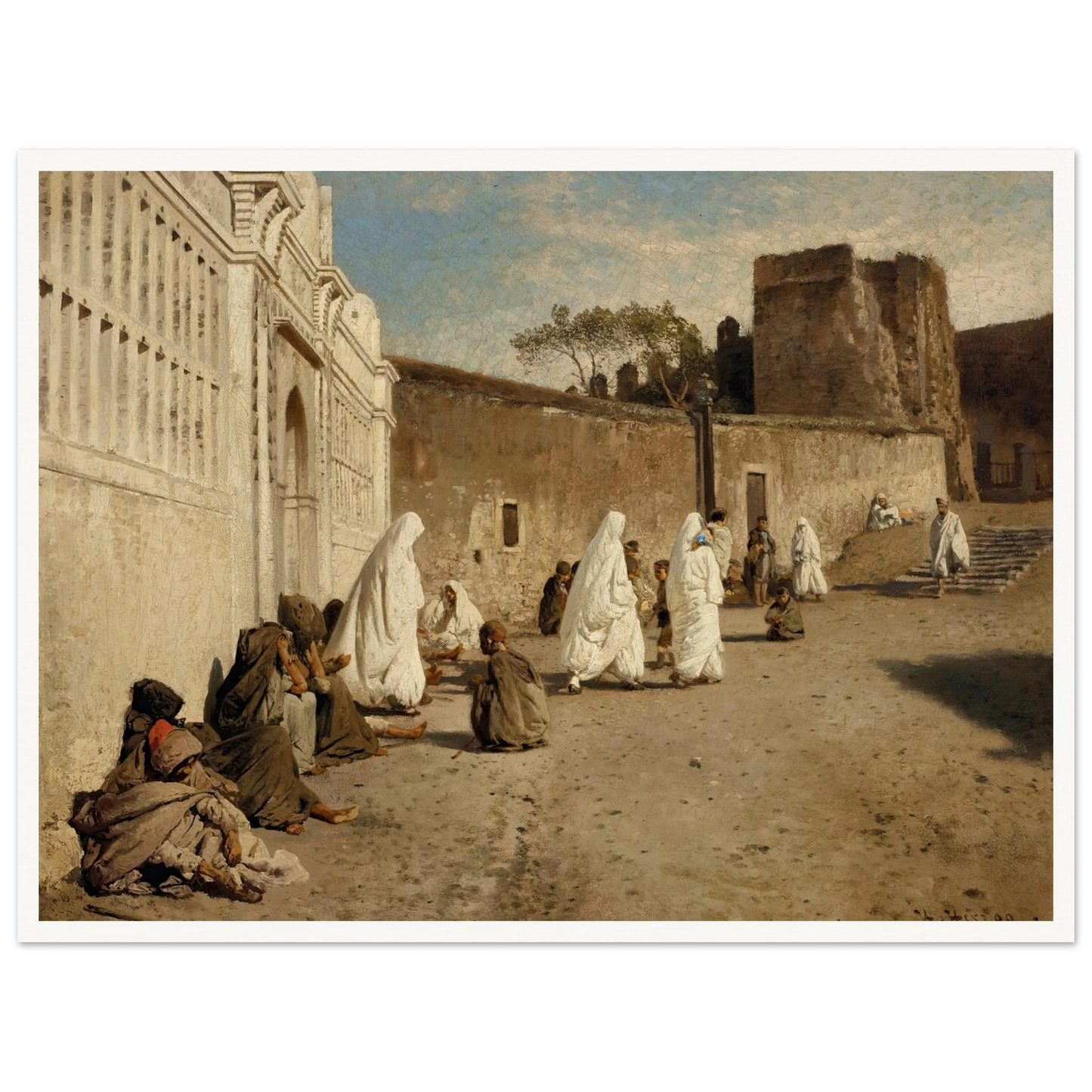 Entrance into the Alhambra, Spain Art Print | Hermann Ottomar Herzog-Quipham Collections