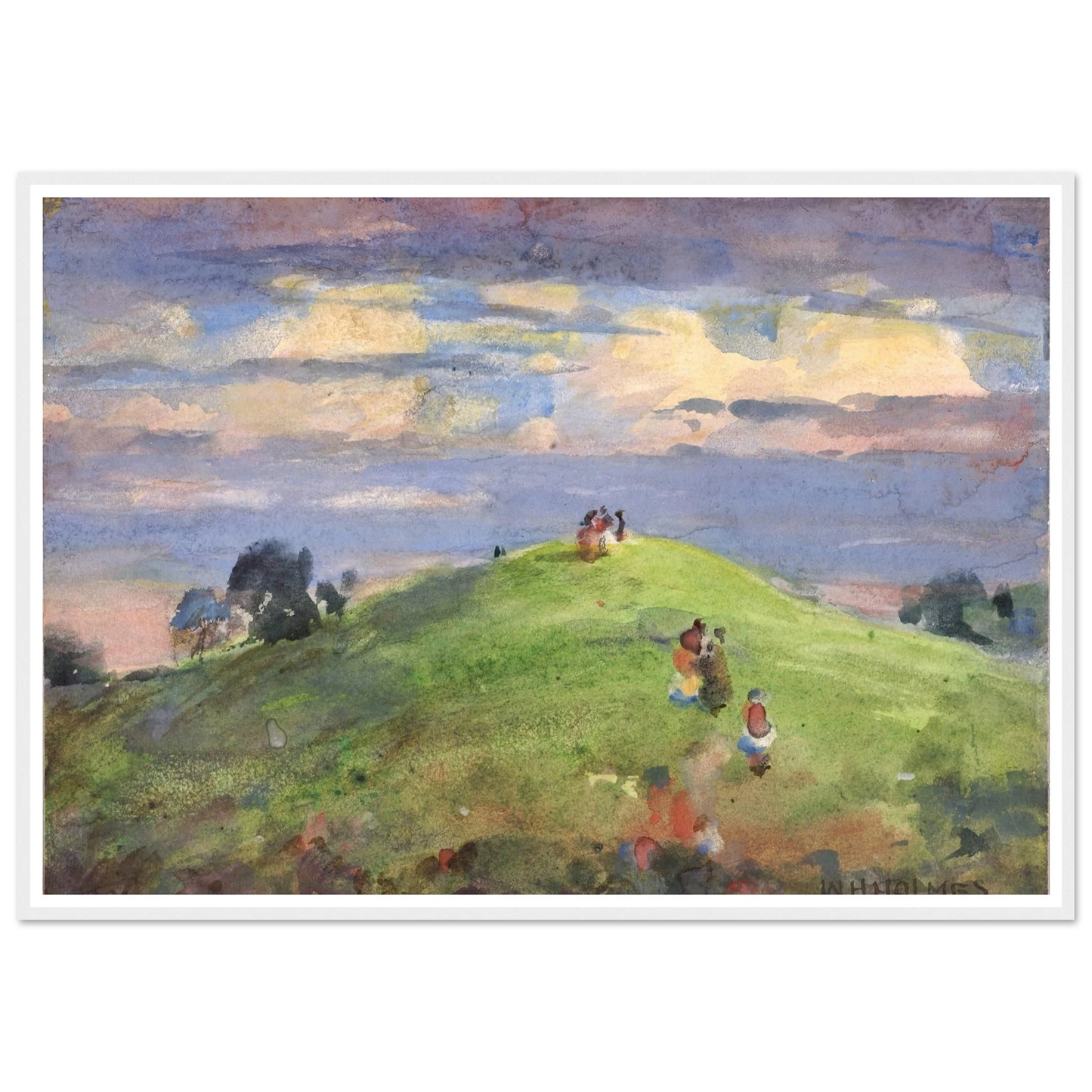 On The Sunset Hill, 1926 (1926) Art Print | William Henry Holmes-Quipham Collections