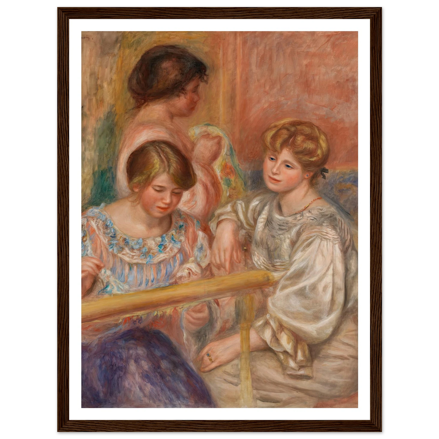 Embroiderers (Les Brodeuses) (c. 1902) Art Print | Pierre Auguste Renoir-Quipham Collections