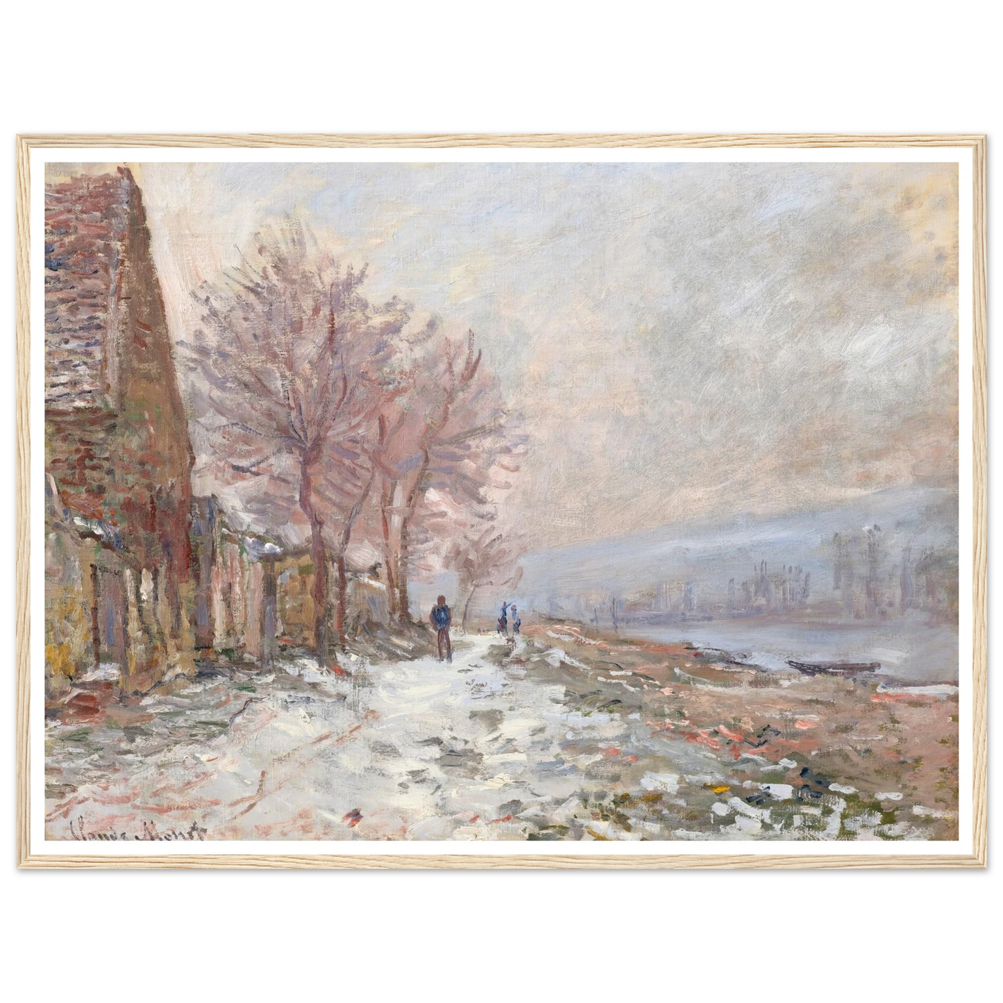 Lavacourt, l’hiver (1879) Art Print | Claude Monet-Quipham Collections