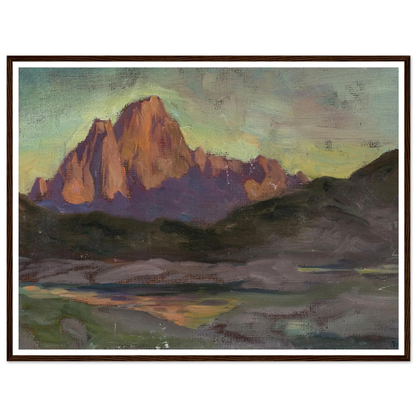 Vaagakallen. Study from Lofoten (1901) Art Print | Anna Boberg-Quipham Collections