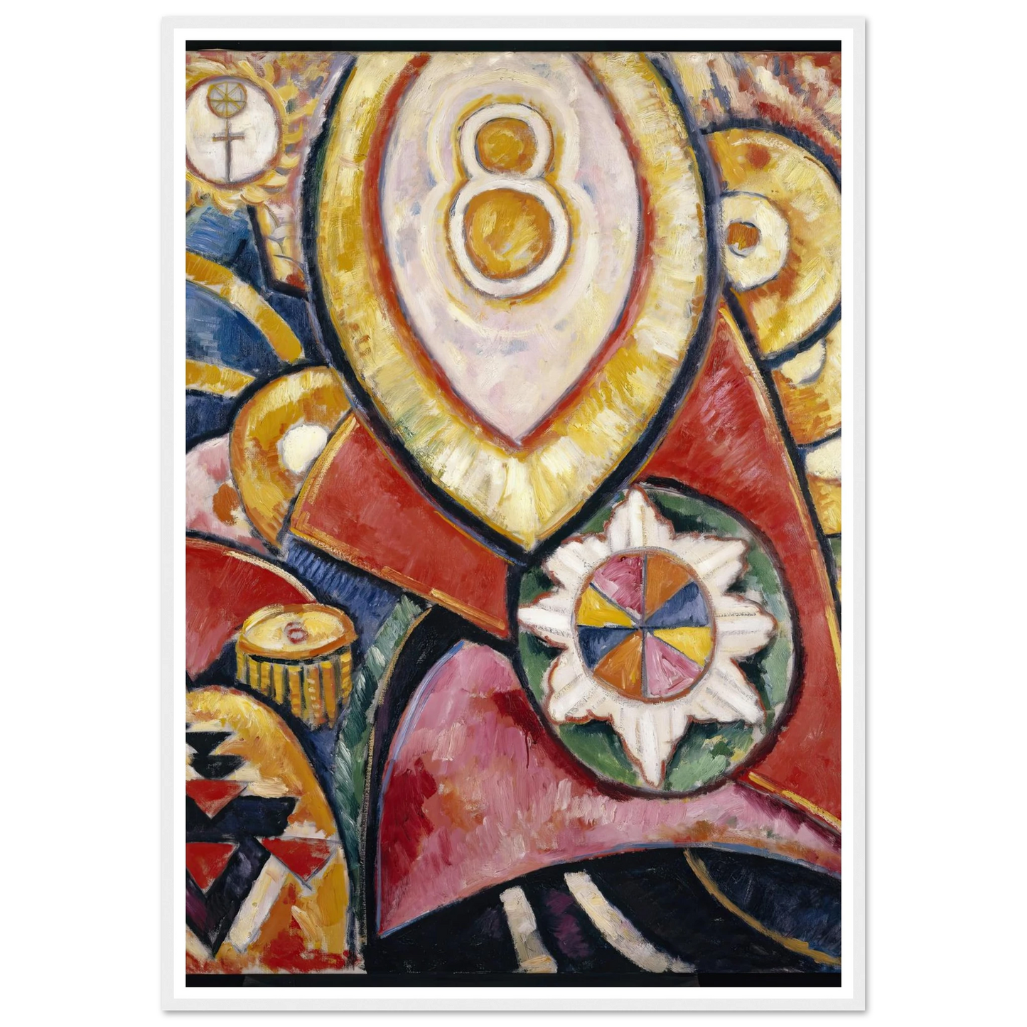 Painting No. 48 (1913) Art Print | Marsden Hartley-Quipham Collections