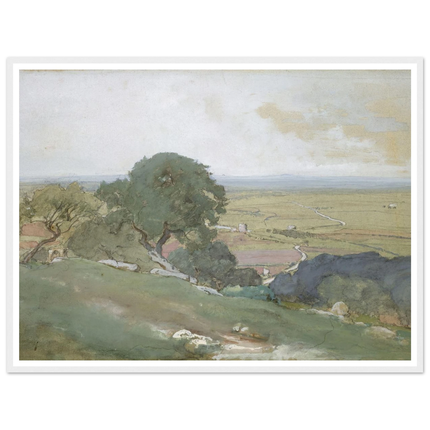 Olive Trees at Tivoli (1873) Art Print | George Inness-Quipham Collections